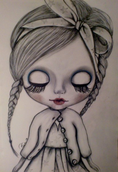 Куклы для срисовки легкие