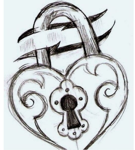 Тату девушки карандашом