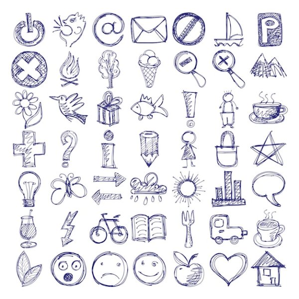 Знаки зодиака карандашом