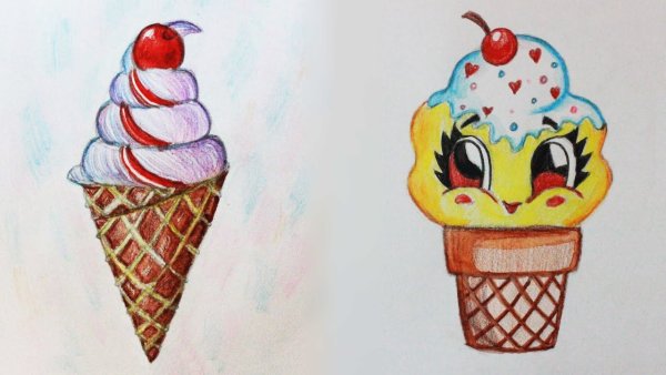Рисунок мороженого