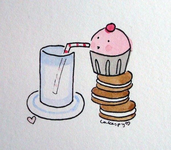 Красивые рисунки для срисовки вкусняшки