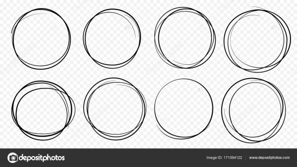 Круг нарисованный от руки