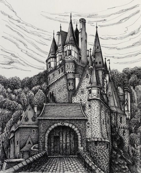 Замок для срисовывания