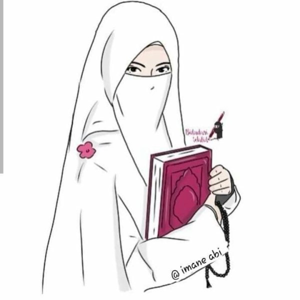 Мусульманка карандашом