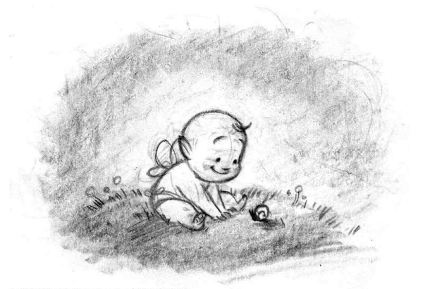 Детская рука эскиз