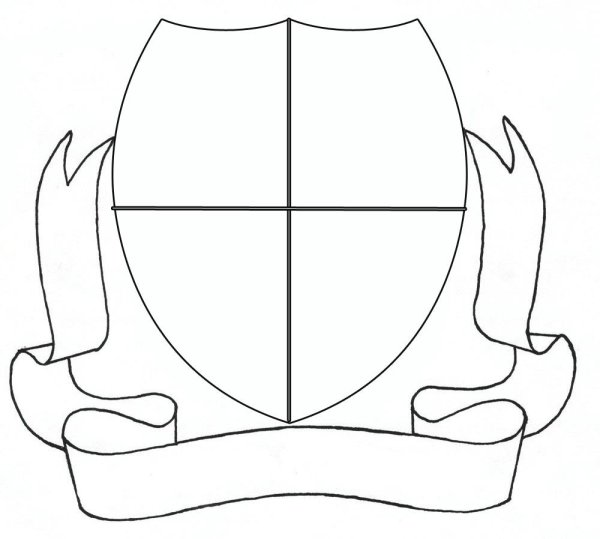 Семейный герб раскраска