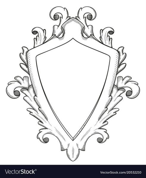 Щит для фамильного герба