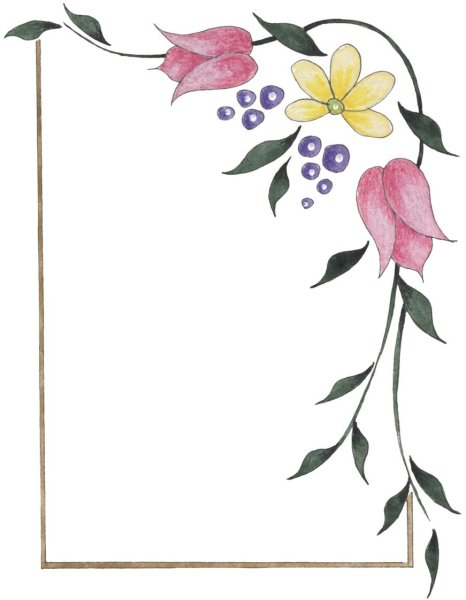 Красивые узоры для рамки