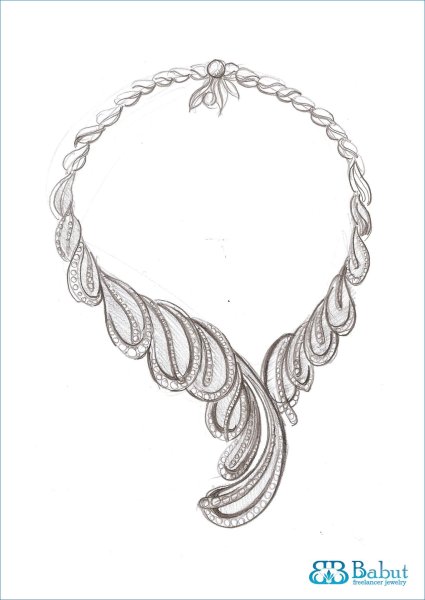Нарисовать колье