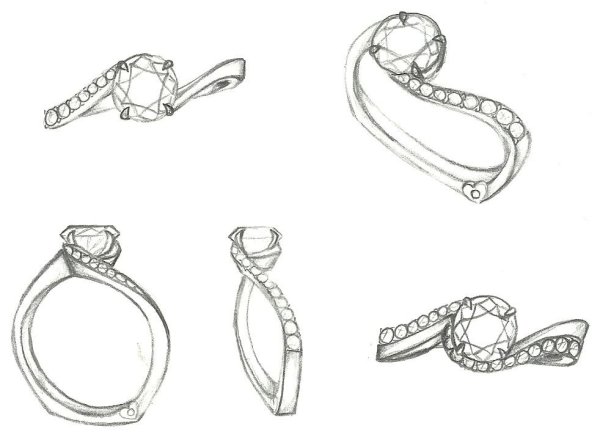 Украшения карандашом