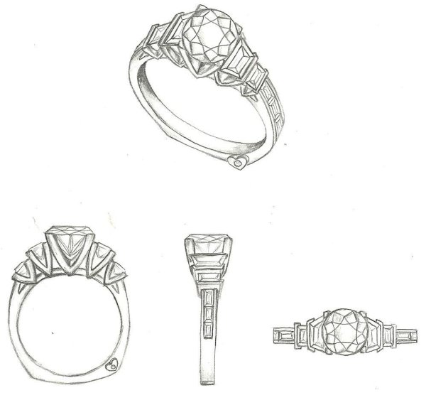 Эскизы ювелирных изделий