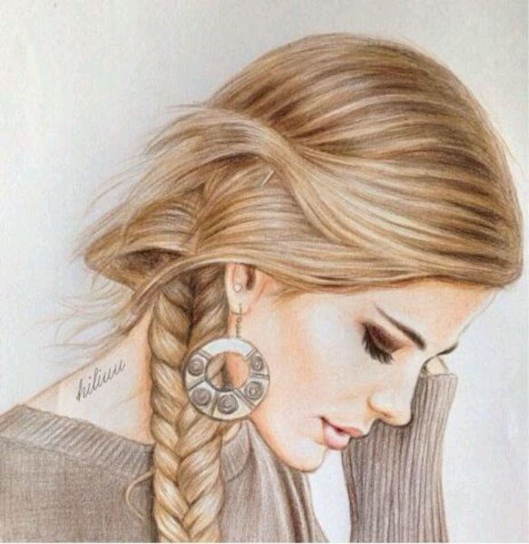 Красивые рисунки девочек