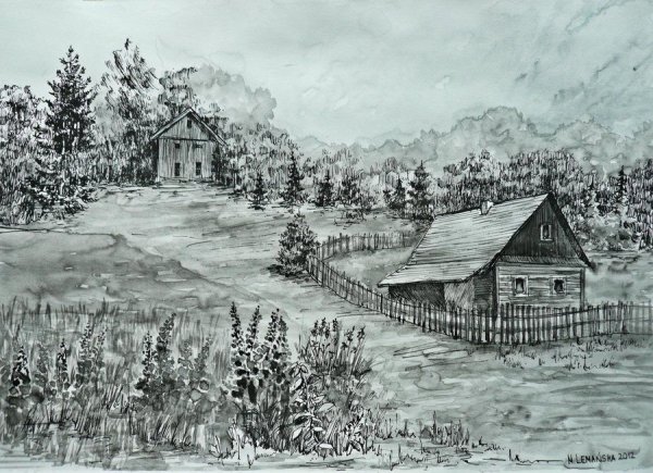 Зарисовки деревни