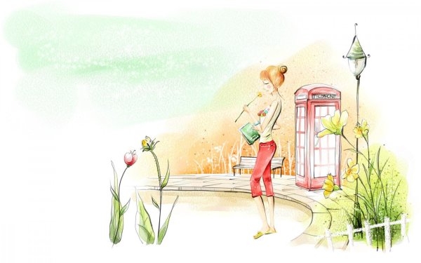 Красивые нежные рисунки