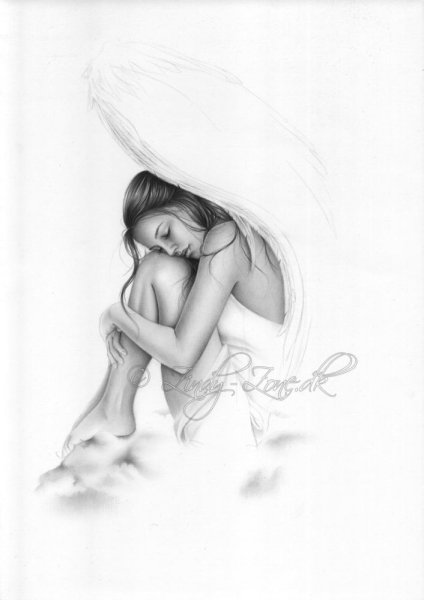 Нежность рисунок карандашом