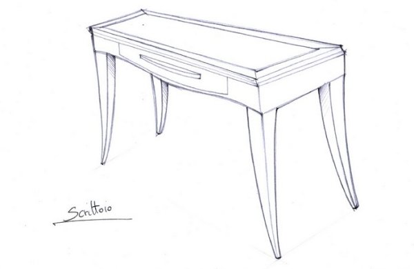 Стол раскраска