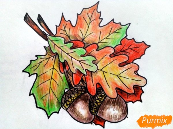 Пейзаж карандашом