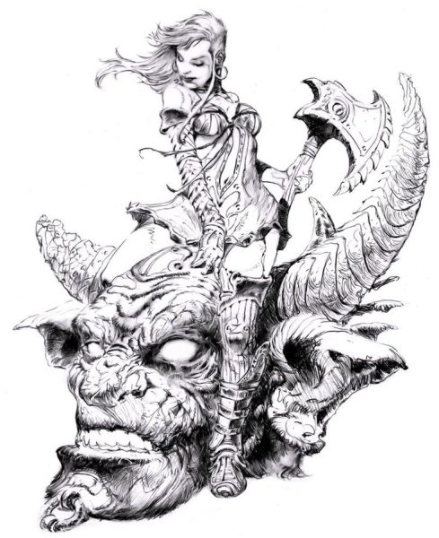 Тату феи для девушек эскиз