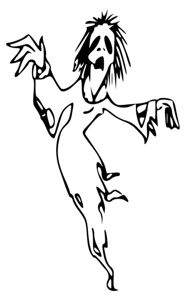 Кикимора Болотная раскраска