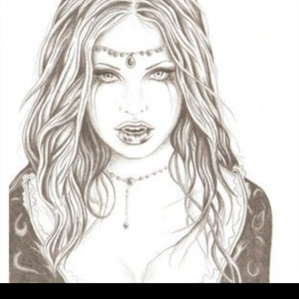 Вампир рисунок карандашом