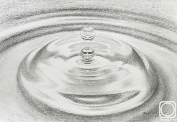 Вода карандашом