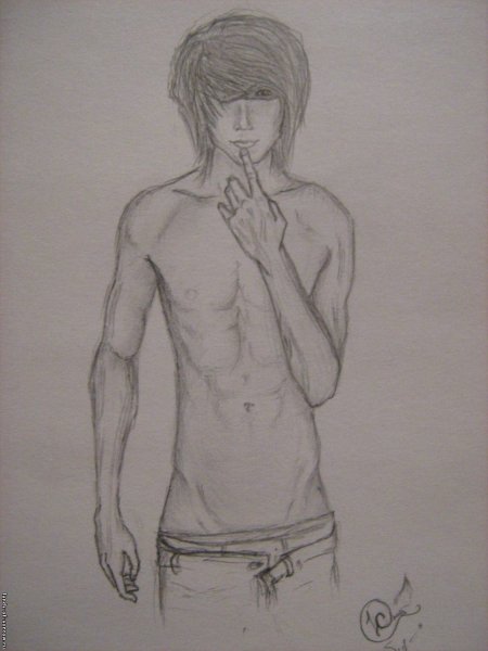 Лёгкие рисунки парней