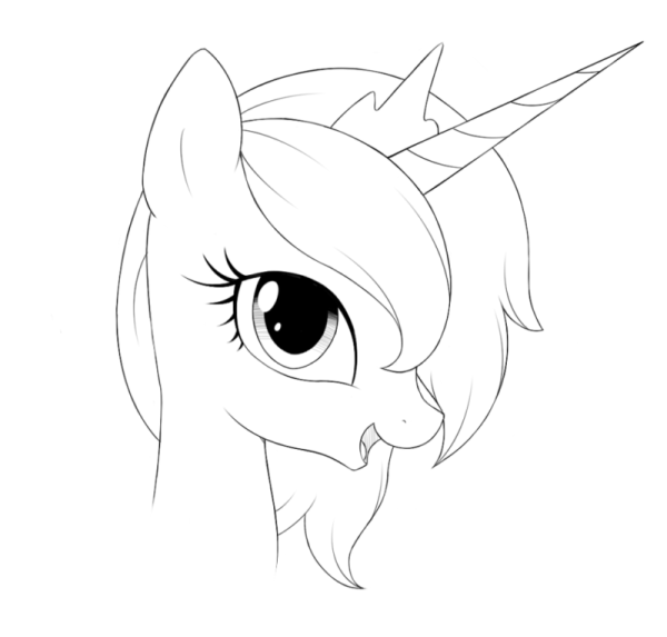 Картинки для срисовки пони