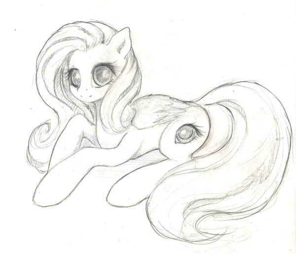 Рисование пони карандашом