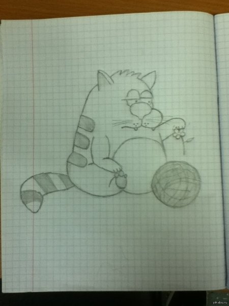 Рисунки на листе легкие но красивые