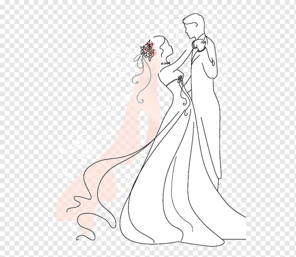 Свадьба рисунок