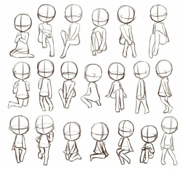 Легкие человечки для срисовки