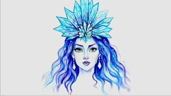 Снежная Королева рисунок