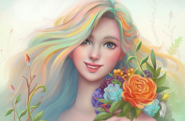 Миранда Керр рисунок