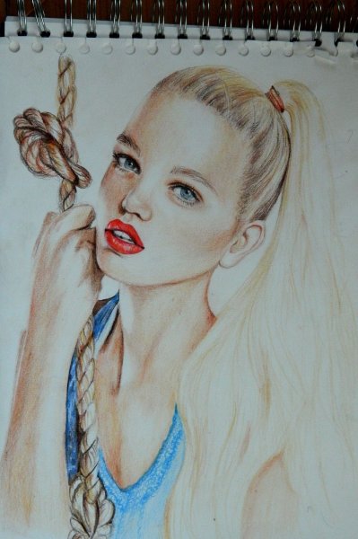 Нарисовать девушку