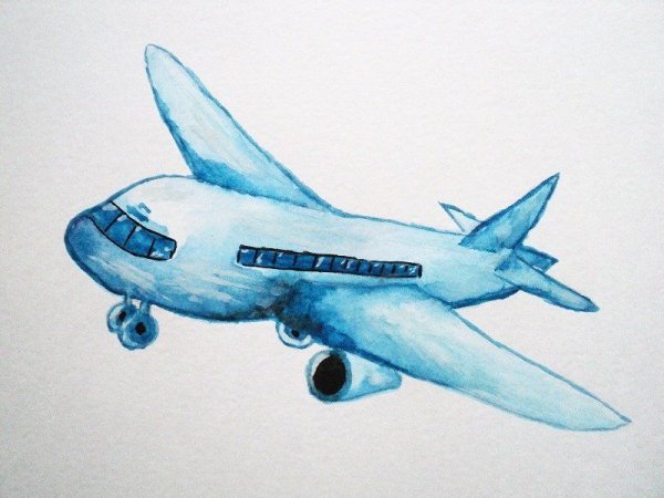 Самолет карандашом