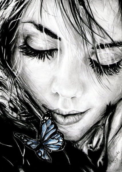 Картинки для срисовки девушки