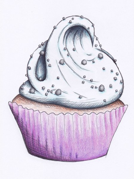 Кексик карандашом