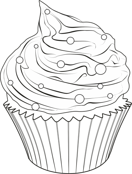 Сладости. Раскраска