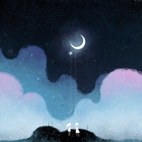 Ночь иллюстрация