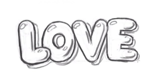 Красивые надписи карандашом