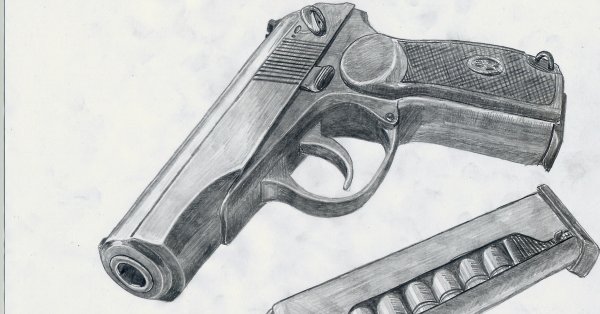 ППШ пистолет-пулемет Шпагина раскраска