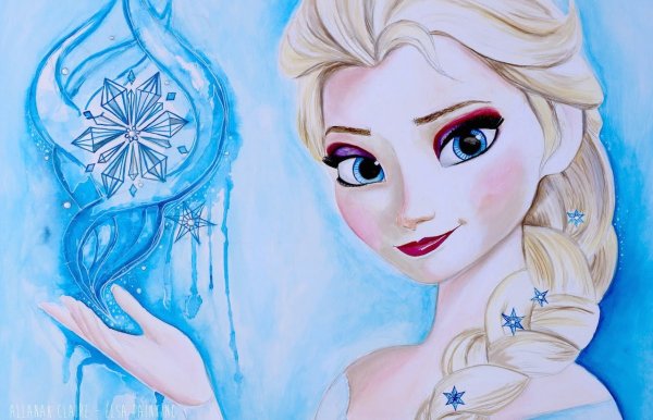 Эльза Фроузен портрет