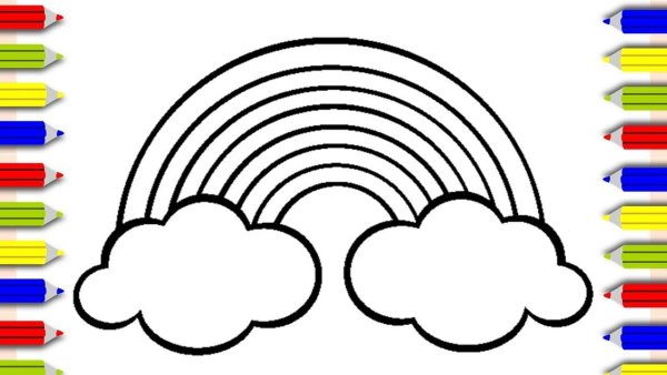 Радужные рисунки