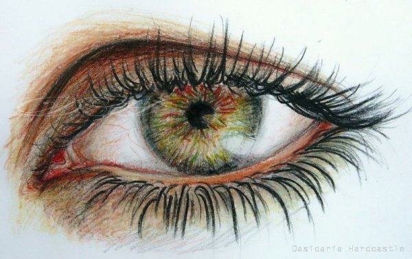 Зеленый карандаш для глаз