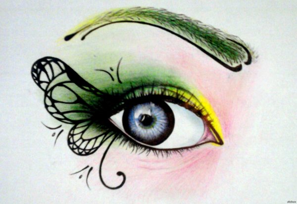Необычные глаза для срисовки