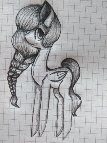 Рисование пони карандашом