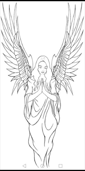 Тату ангела эскизы