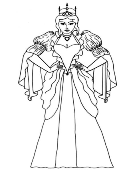 Королева рисунок