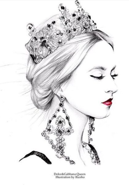 Снежная Королева эскиз