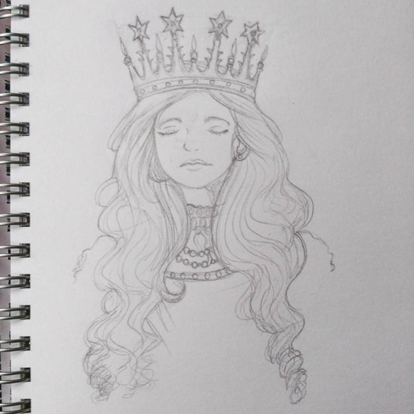 Раскраска Королева